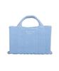Pleatsmama Poodle Oversized Tote Bag Baby Blue