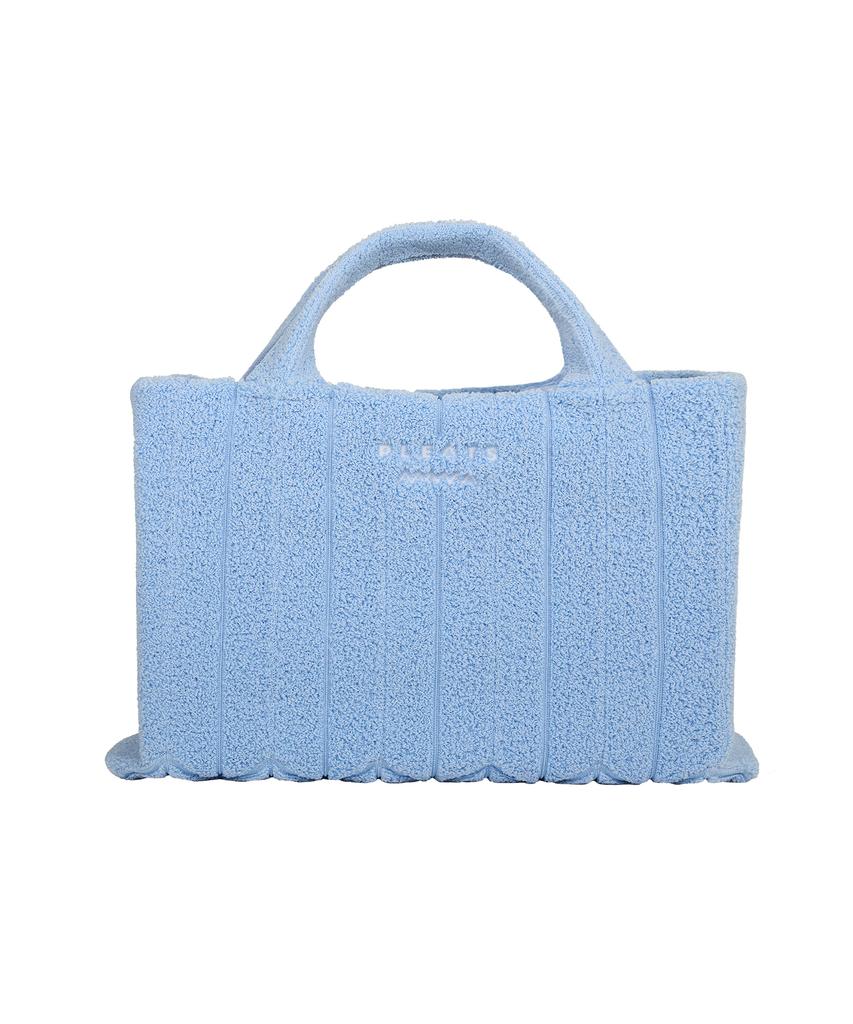 Pleatsmama Poodle Oversized Tote Bag Baby Blue