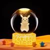 Pikachu 3D Engraved Crystal Ball Night Light – Creative Birthday & Qixi Festival Gift Ornament