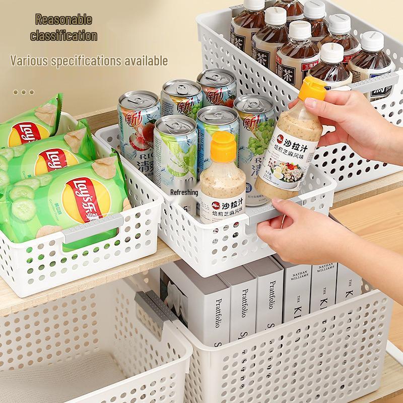 T Husholdnings Multifunksjonell Oppbevaringskurv: Snacks, Leker, Bøker og Diverse Organizer