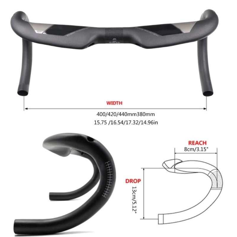 Integrated Carbonfiber Handlebars Bike Handlebars Internal Routing Integrated Handlebars Bicycles Integrated Handlebars