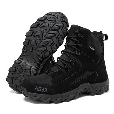 Fashion Outdoor Training Combat Boots Men Safety Comfortable Breathable Men's Ankle Boots Tactical Waterproof Climbing Boots Hiking Shoe