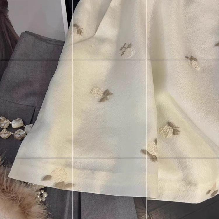 Premium trendy jacquard diagonal placket buckle vest for men and women summer retro loose sleeveless vest