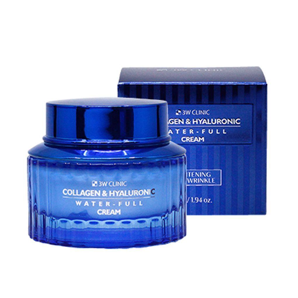 3w Clinic DOLUIAIQ Waterful Collagen Hyaluronic Acid Moisturizing Elasticity Cream 55g