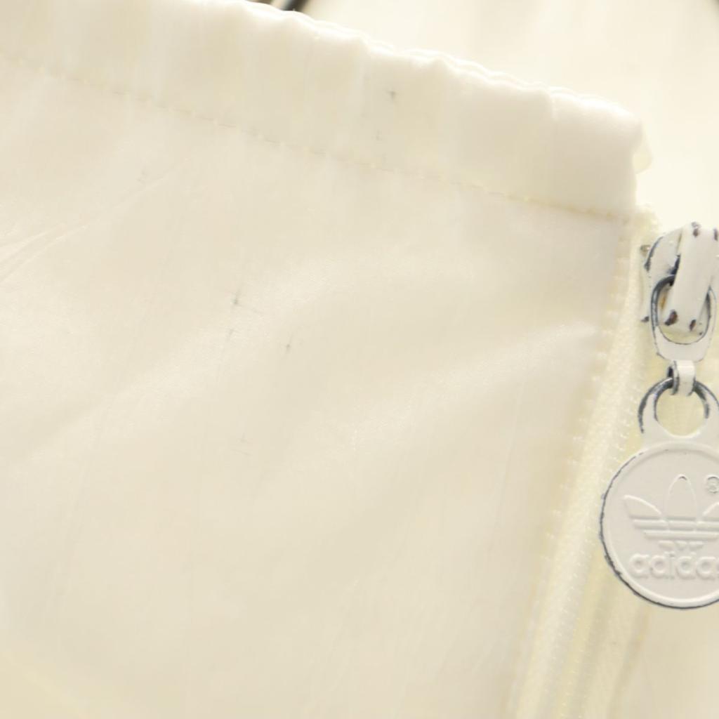 Adidas 80s Trefoil Logo Vintage Zip Jacket White Men's Used