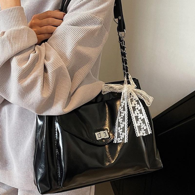 Large-capacity Bow Tote Bag A Fashionable Single-shoulder Crossbody Bag