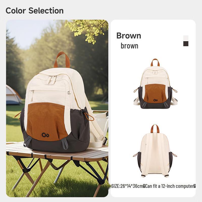 RUiPAi Sporty Lightweight Patchwork Backpack 1