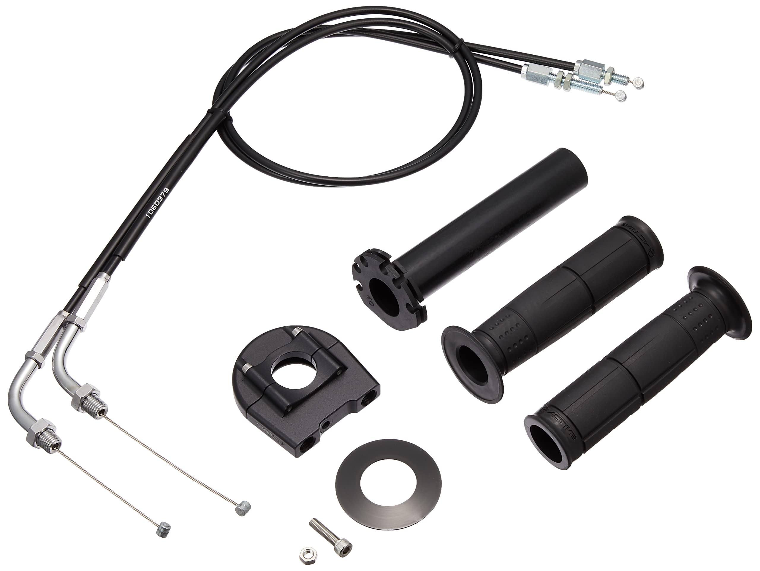 ACTIVE Throttle Kit Winding GROM 1077038 [Holder TYPE-3 Black] 40 [Chrome Fittings] 13-16 чёрный