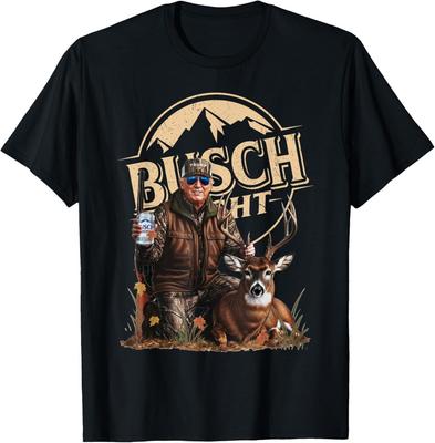 Retro Trump Hunting Deer Funny Beer Drinking Beer Hunting T-Shirt Unisex T-Shirt