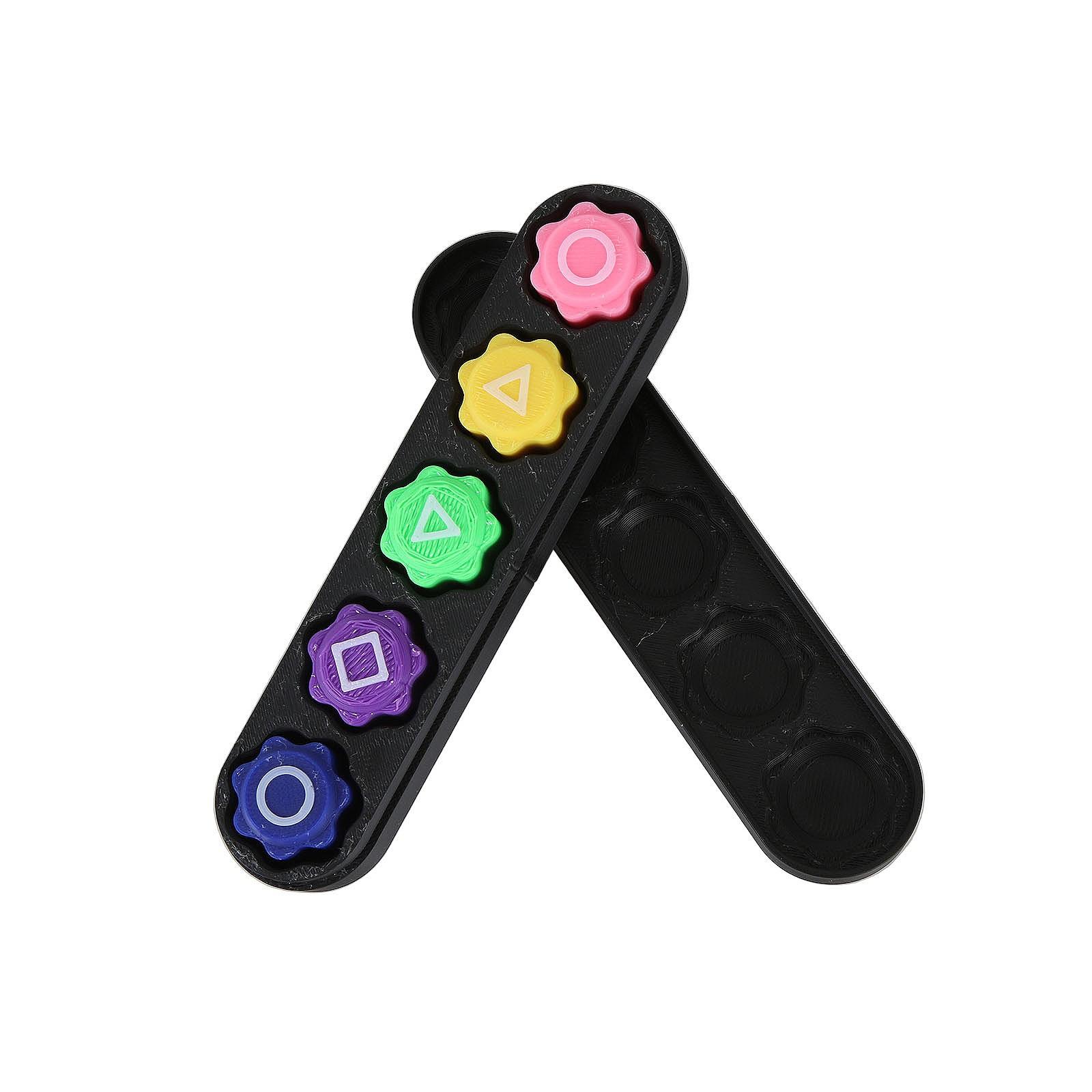 

Мини-игра Игрушки , Набор Каменной Гальки с Круглым Кейсом. Традиционные Игровые Подарки ,Мини-игра Камешки One Size