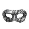 Party Eyewear Masquerade Half-face Mask Gear Steampunk Retro Silver-plated Polished Cosplay Mask Men Women Halloween Costume