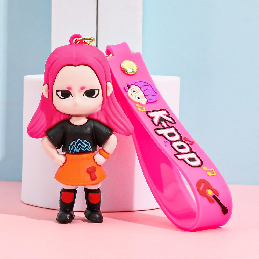 Keychain Anime Devil Hunter Pvc Schoolbag Pendant Keychain