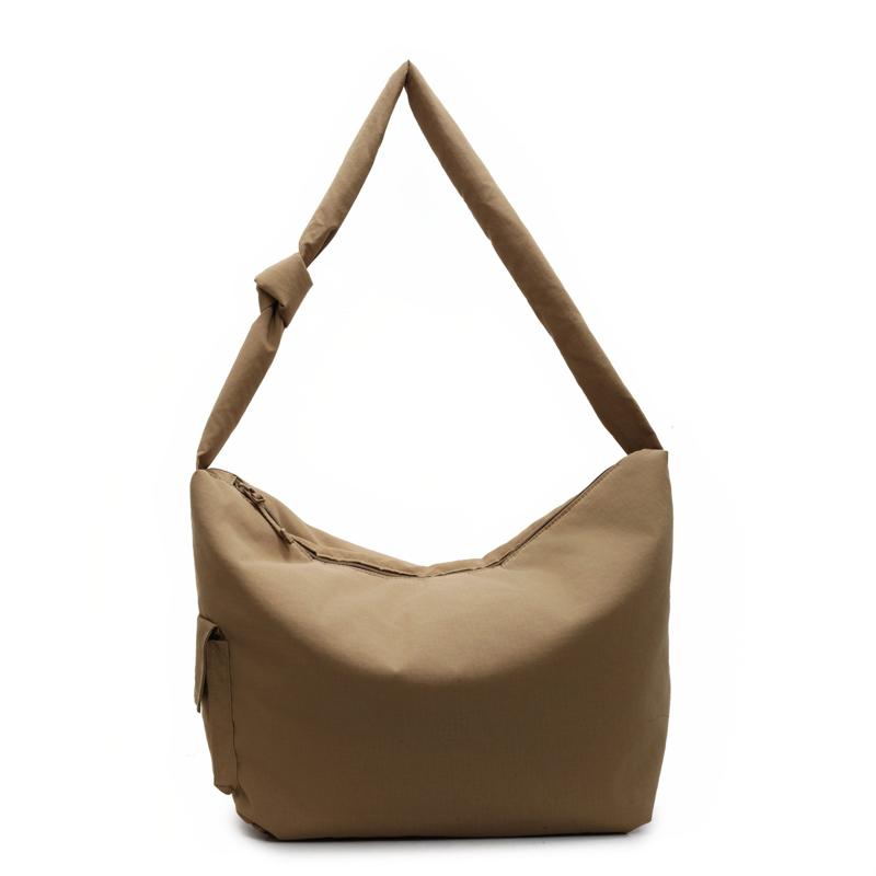 Velká nákupní taška Dámská jednobarevná taška přes rameno Crossbody taška