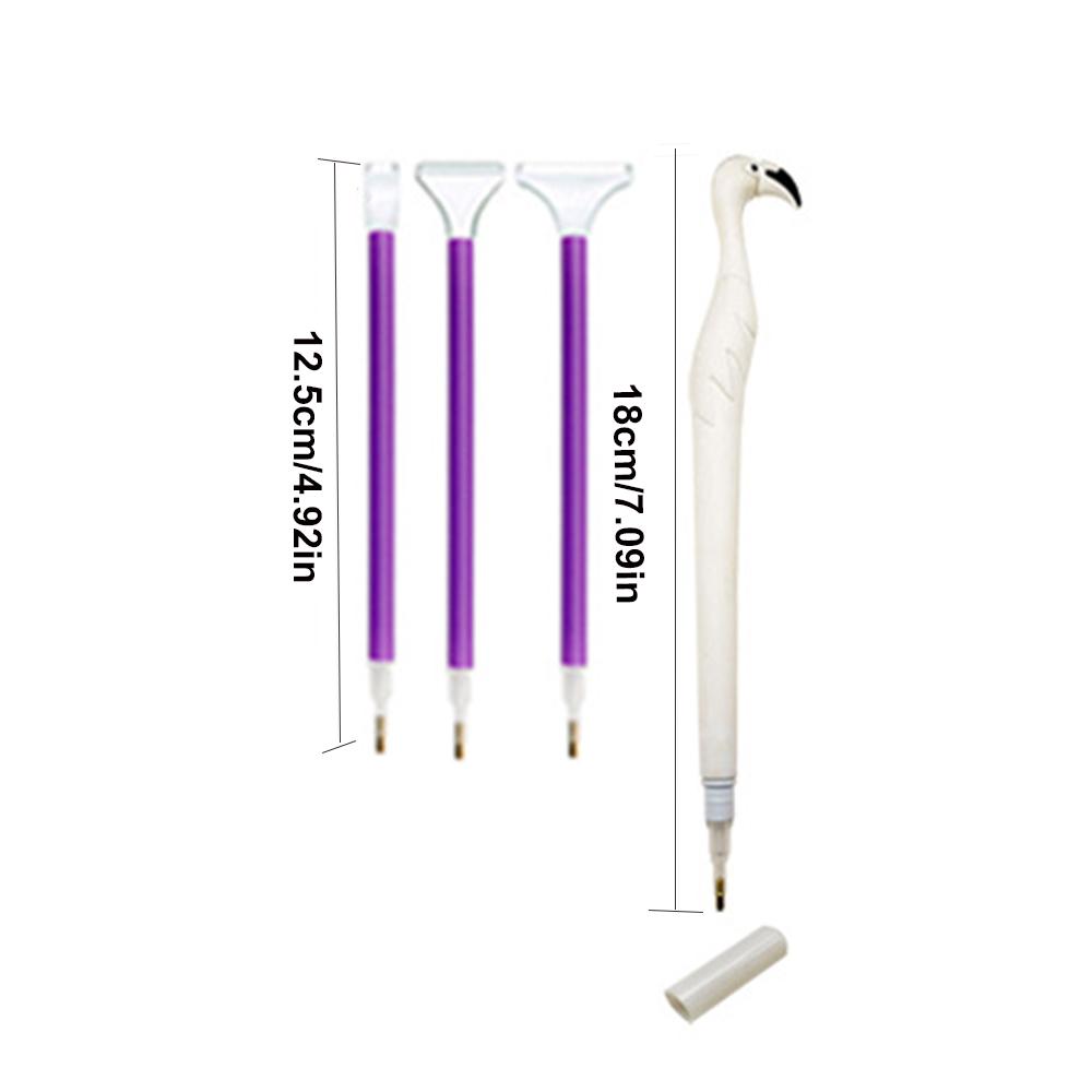 68pcs 5D DIY Diamond Painting Tools Accessories Kit With Multi-size Pen Making Art Craft Tweezers For Mosaic Painting