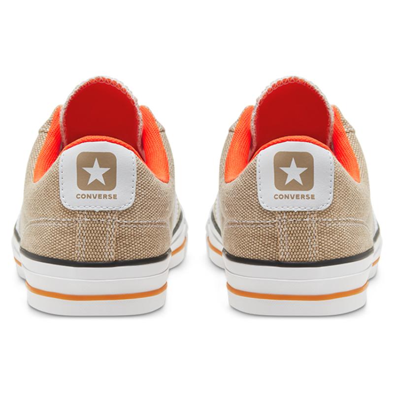 Converse Twisted Vacation Star Player Low Top Retro Versatile Low-Top Canvas Shoes Unisex Khaki