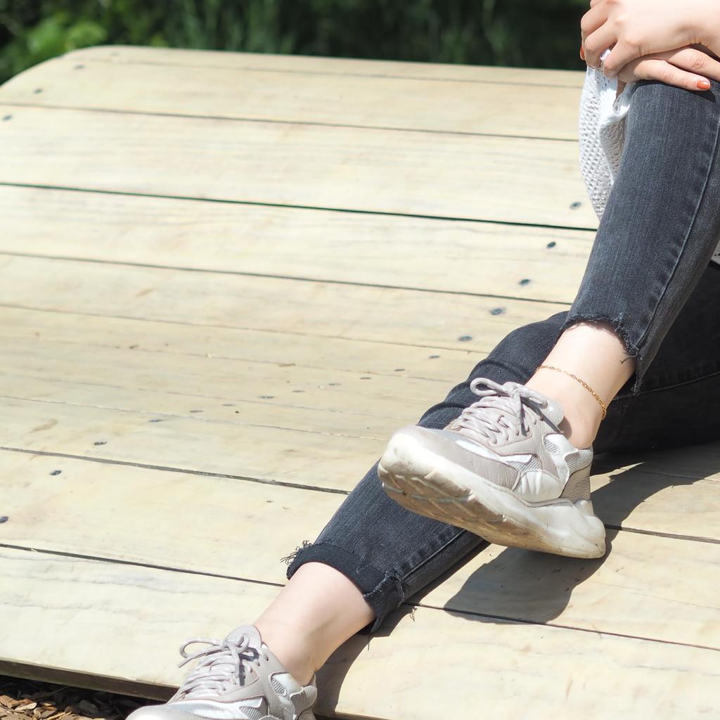 Anklet Allergy Kihei Chain Hawaiian Thin Extra Fine Gold Pair with Adjuster [Alavel] Women's [Metal Compatible] Leave-on