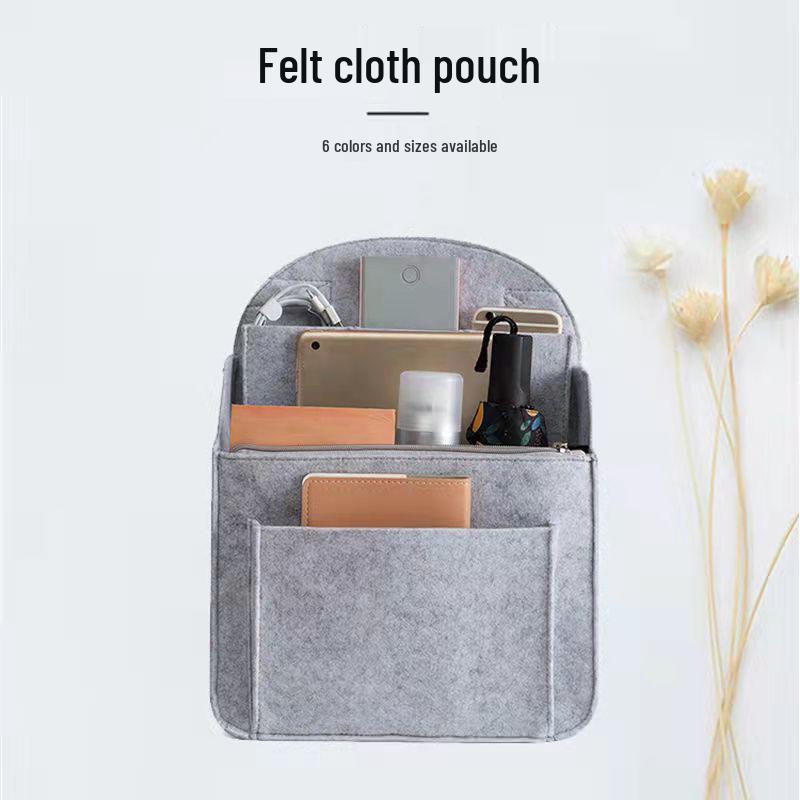 Felt Multifunctional Travel Organizer and Cosmetic Pouch
