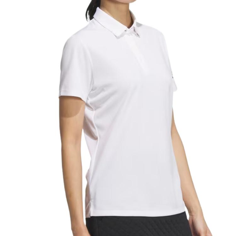 adidas Solid Color Short Sleeve Golf Shirt Women Tops JN0697