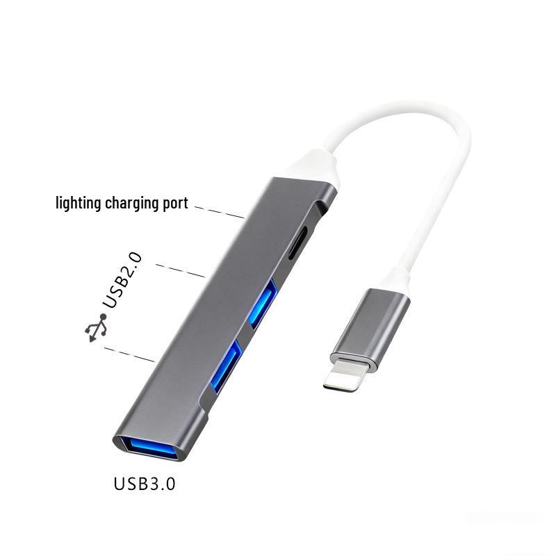 Dock Multi-Port USB-C: Splitter Type-C, Convertor OTG, Adaptor Hub pentru Mobil și Computer
