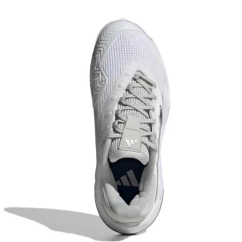 Adidas Womens Barricade 13 'White Grey' (women's sizes) Cloud White / Core Black / Grey One Tennis Shoes IF0407