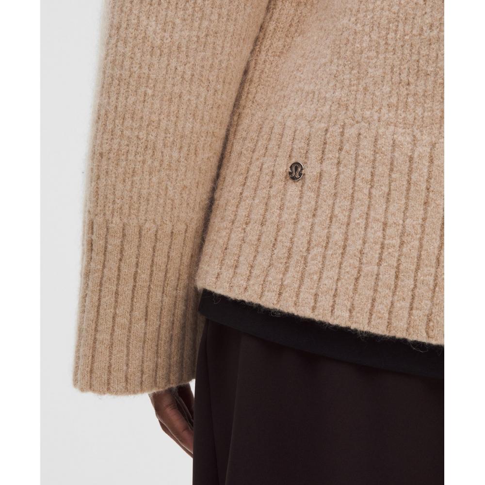 Lululemon Alpaca Blend Crewneck Sweater Crepe