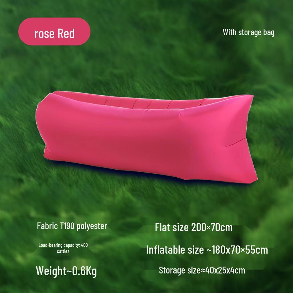 Portable Inflatable Sofa Bed for Outdoor Camping & Beach Lounging
