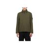 Solid Color Stand Collar Straight Zipper Casual Jacket Men Jacket Olive 7915Q0222-V0058