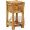 VidaXL Table de chevet avec 1 tiroir Bois massif de manguier