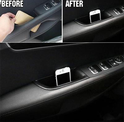 Interiér vozu Přední dveře Boční úložná schránka Organizér na rukavice Pouzdro na telefon Pouzdro na rukojeť Kapsa pro Kia Sorento 2016 2017 2018 2019