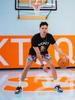 BKTSQD Men's Loose Fit Quick-Dry Ink-Splash Basketball Shorts