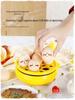 Automatic Mini Egg Cooker and Steamer: Compact Plug-in Frying Pan for Dorms and Breakfasts