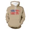 Fashion Print Loose Men's And Women's Long Sleeve Hooded Sweater