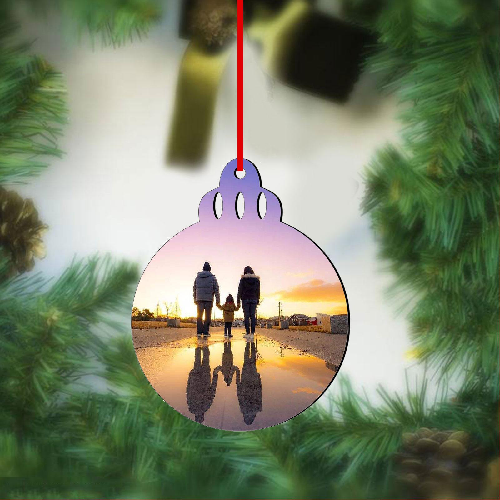 

Рождественский набор сублимационных украшений, стильный подвесной аксессуар, сублимационные подвесные украшения для рождественской элегантности