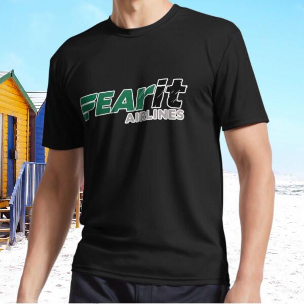 New Fearit Airlines Logo Active T-Shirt Funny Size S - 5XL S