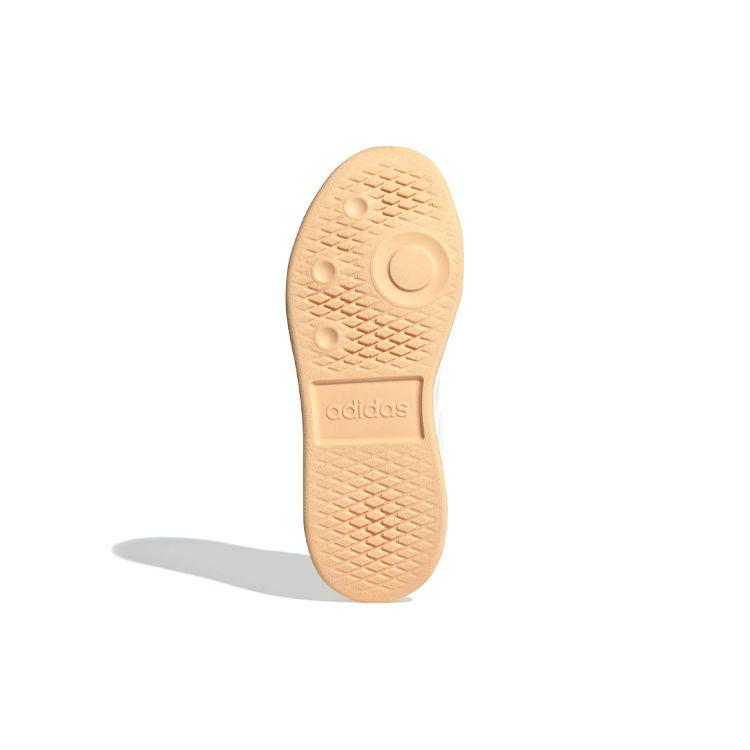 Adidas Neo Synthetic Leather Non-Slip Wear-Resistant Breathable Low-Top Tennis Shoes Women Sneakers Light-Brown White EE9866