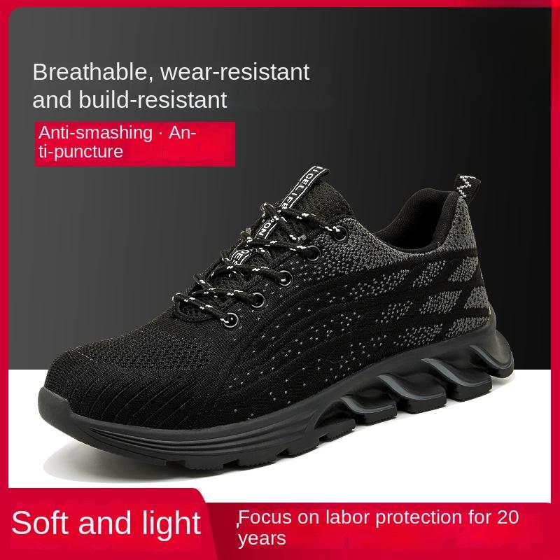 Labor Insurance Shoes Puncture-proof, Steel-headed Shoes Are Breathable, and Work Shoes Are Not Tired After Standing for A Long Time.