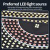 RGB Dynamic Demon Eye Decorative Light Truck Devil's Eye Light Led Display Decor Pixel Panel Windshield USB 5V Multi-Mode Lamp