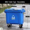 Ji Mei Outdoor Sanitation Trash Can
