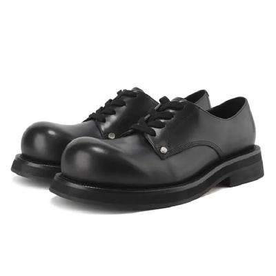 Fashion Original Design New British Style Patent Leather Men Shoes Black Hombre Height Increasing Shoes Lace-Up Business Casual