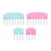 20 Pcs Knit Blocking Pins Kit 12 Large 8 Small Stainless Steel Crochet Blocking Combs for Sweaters Scarves Shawls