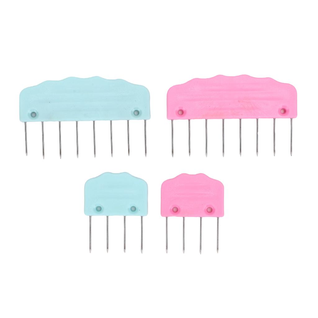 20 Pcs Knit Blocking Pins Kit 12 Large 8 Small Stainless Steel Crochet Blocking Combs for Sweaters Scarves Shawls