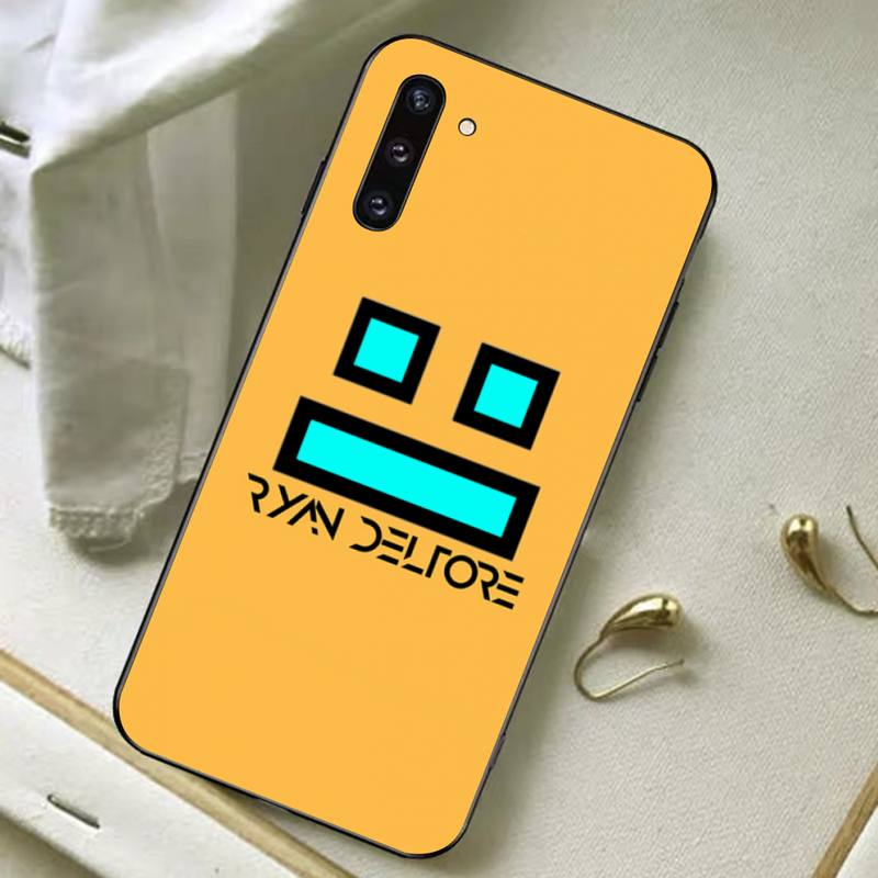 Pouzdro na telefon Geometry Dash pro Samsung A51 A30s A52 A71 A12 pro Huawei Honor 10i pro kryt OPPO vivo Y11