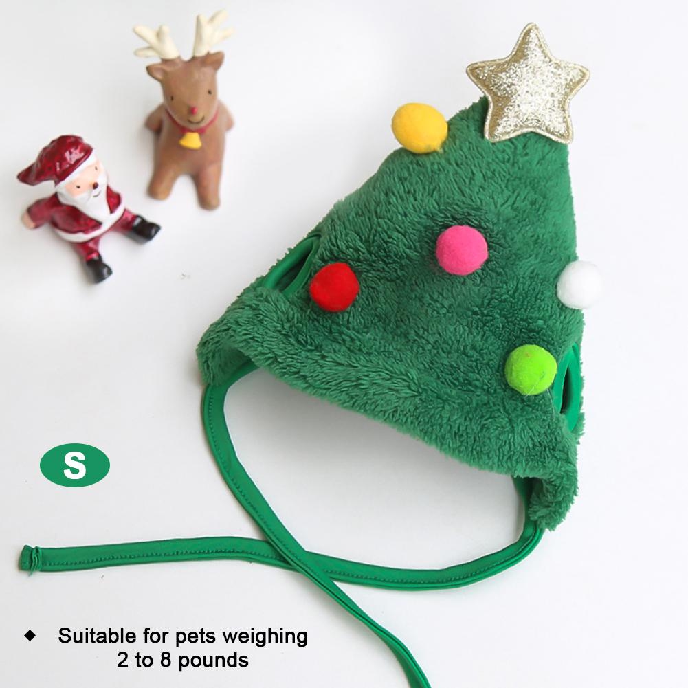 Christmas Pet Cosplay Hat   For Dogs Cats Clothes Costumes Santa Hood Scarf Dressing Up Christmas Party Costume Suit