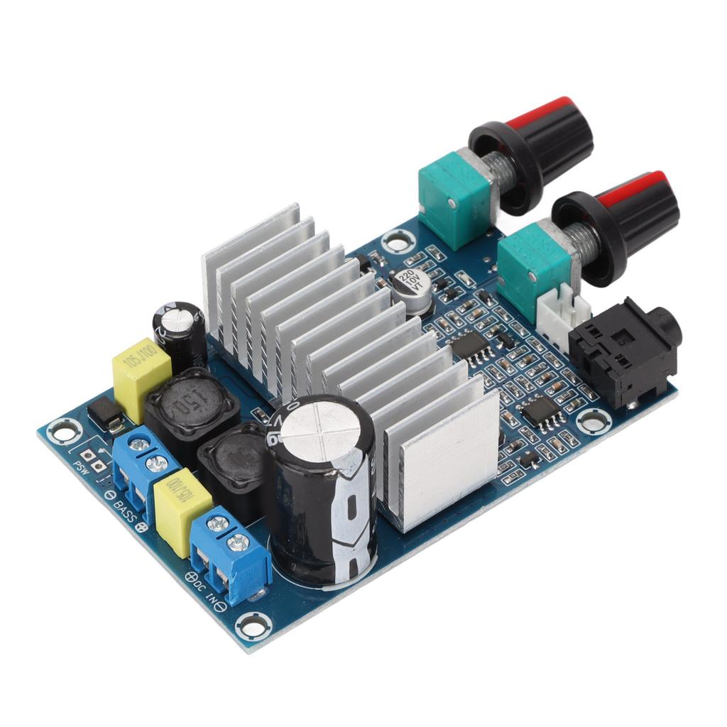 Digital Amplifier Board 100W Bass Output Subwoofer Amp Module for DIY Speaker 12‑24V