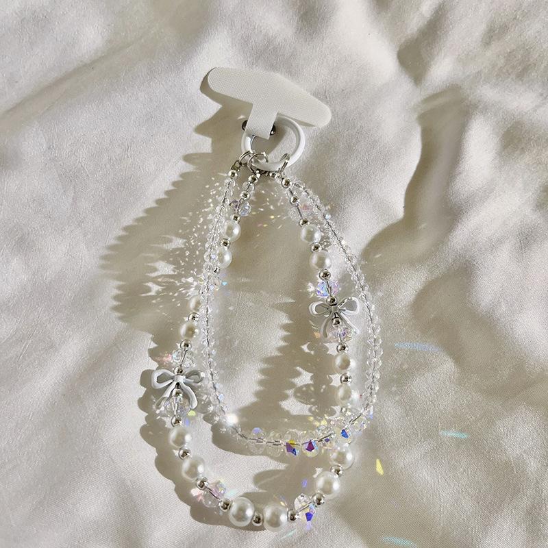

Trendy Ins New Double Chain Bow - Phone Chain/Bag Charm/Keychain/Wrist Strap Anti-Drop Anti-Theft/Anti-Snatch