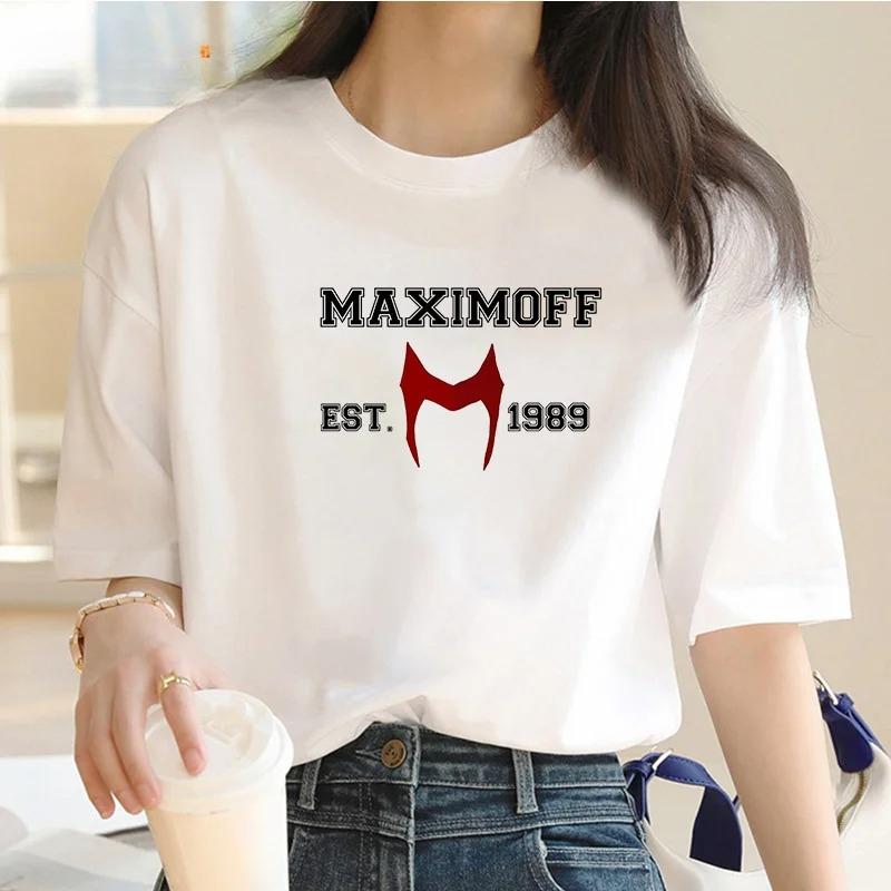 Wanda Maximoff Summer Top T Shirt Women Anime White T Shirt Streetwear T Shirt Anime Graphic T Shirts Summer Streetwear Y2K Top