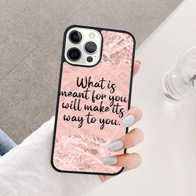 Famous Motivational Life Quote Phone Case Cover For iPhone 17 Air 16 15 14 13 12 Pro Max 11 Pro Max Plus Coque