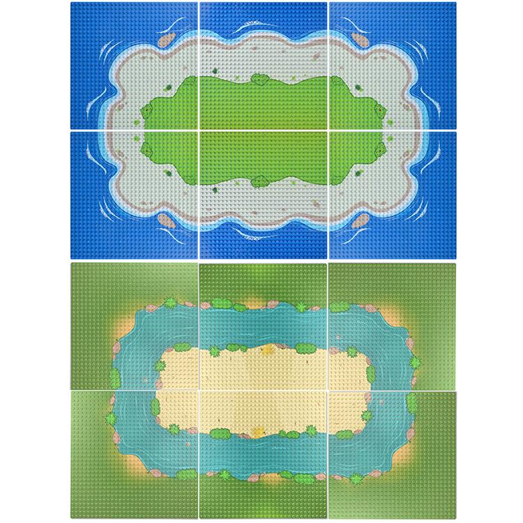 32x32 32x16 Dots Timeless Base Plates Blocks DO-IT-YOURSELF Compact Size City Road Blocks Baseplate Construction Building Playthings Ideal For