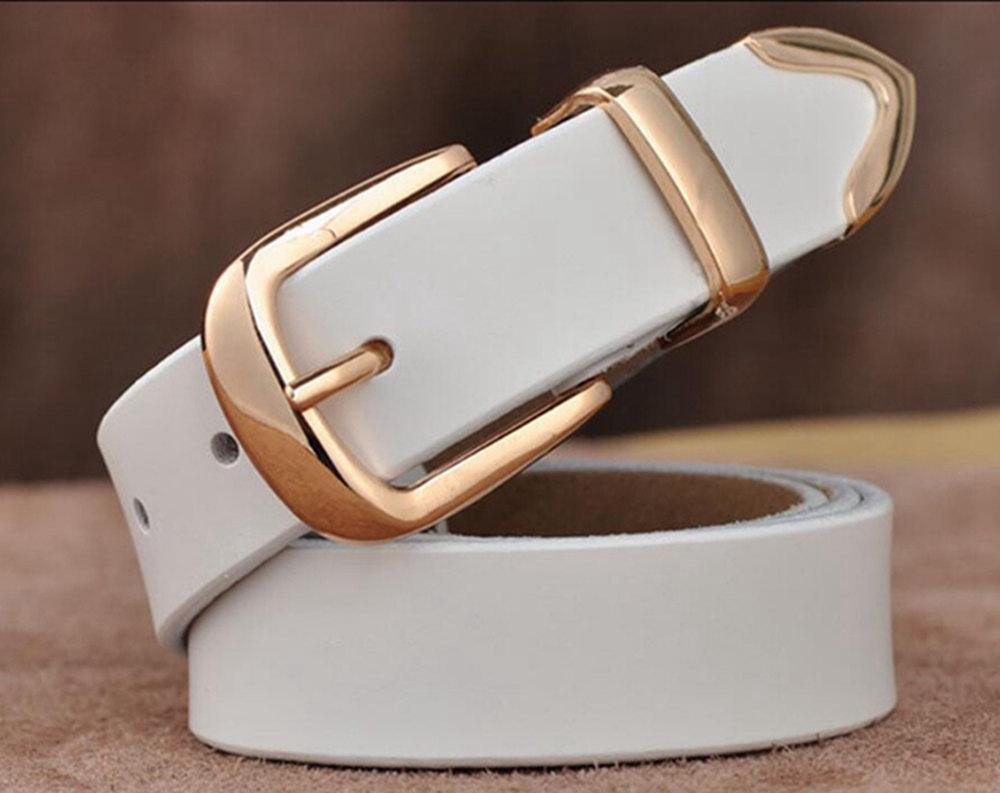 

Модные ремни из коровьей кожи в британском стиле для женщин — универсальные джинсы и декоративные ремни для девушек среднего возраста и молодых девушек 100 cm белый