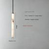 Light luxury marble pendant light, modern minimalist living room, dining room, bedroom, bedside lamp, duplex long pendant light